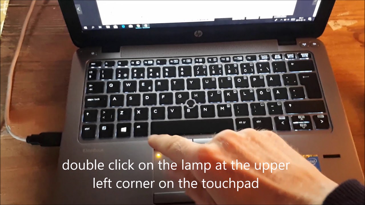 how to lock keyboard on hp laptop